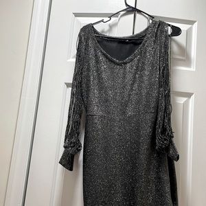 Gray dressy dress